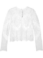 Aula Lace Blouse - White