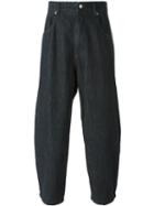 Société Anonyme Wide Leg Jeans, Adult Unisex, Size: Small, Black, Cotton