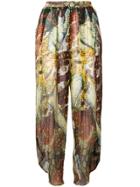 Jean Paul Gaultier Vintage Tapered Sheer Trousers - Yellow & Orange