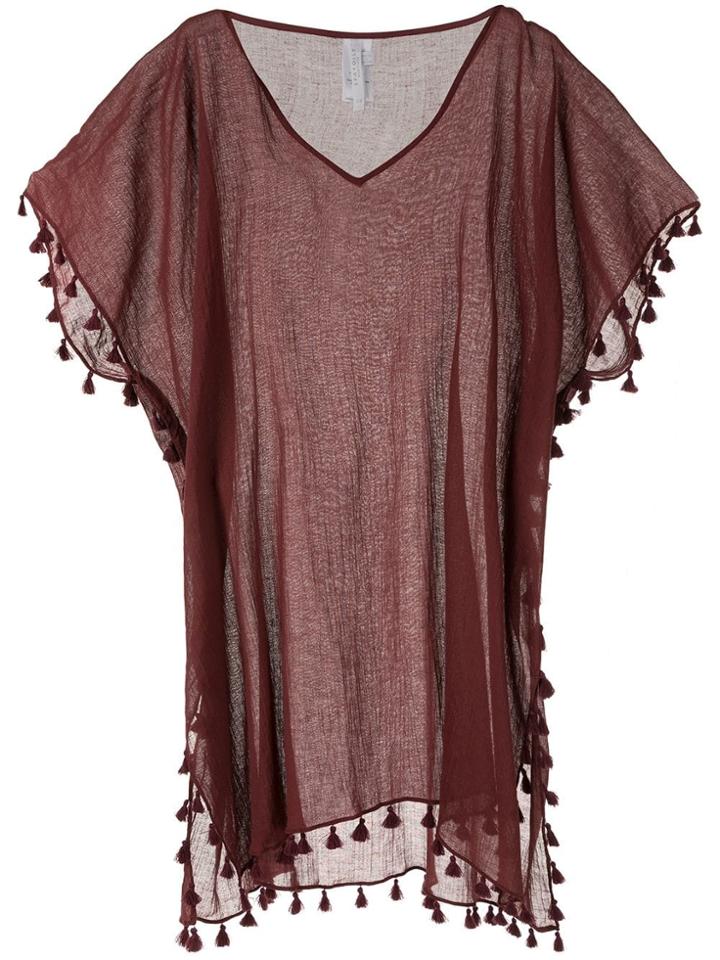 Seafolly Amnesia Kaftan - Red