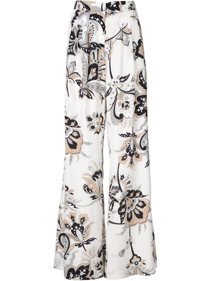 Carolina Herrera Brocade Print Trousers