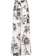 Carolina Herrera Brocade Print Trousers