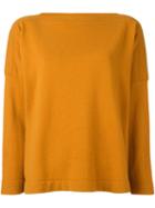 Studio Nicholson Wide Fine Knit Jumper, Women's, Size: 1, Yellow/orange, Wool