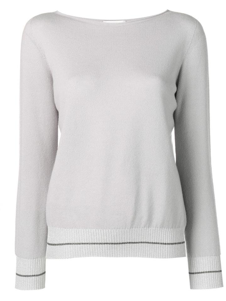 Fabiana Filippi Cashmere Knit Sweater - Grey