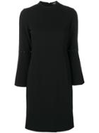Dkny Bell Sleeve Dress - Black