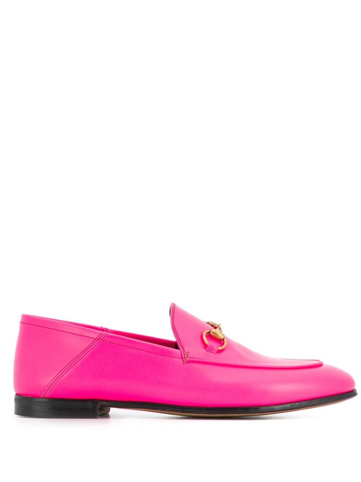 Gucci Brixton Collapsible Heel Loafers - Pink