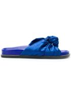 Etro Knot Front Slides - Blue