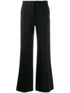 See By Chloé Wool-blend Flared Trousers - Black