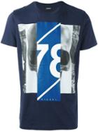 Diesel 't-diego-ft' T-shirt, Men's, Size: Small, Blue, Cotton