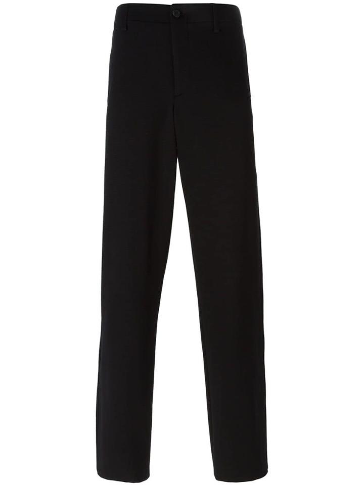 Giorgio Armani Regular Fit Trousers - Black
