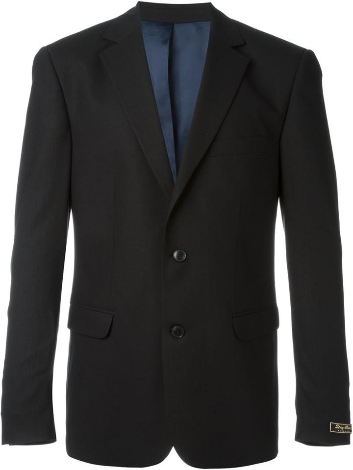 A Kind Of Guise 'classy Notch' Blazer, Men's, Size: 48, Black, Viscose/merino