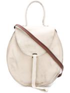 Cherevichkiotvichki Bandage Closure Circular Bag - Nude & Neutrals