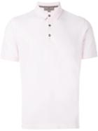Canali Classic Polo Shirt, Men's, Size: 54, Pink/purple, Cotton/spandex/elastane
