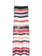 Jeffrey Dodd Striped Sequin Dress - Multicolour