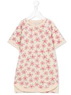Stella Mccartney Kids Floral Print Dress, Girl's, Size: 6 Yrs, Nude/neutrals