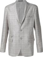 Corneliani Basket Weave Checked Blazer