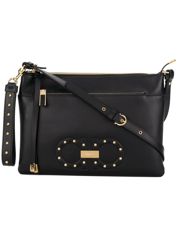Salvatore Ferragamo Jazz Shoulder Bag - Black