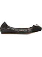 Lanvin Embellished Bow Detail Ballerinas