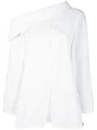 Dropped Shoulder Shirt - Women - Cotton - 42, White, Cotton, Nostra Santissima