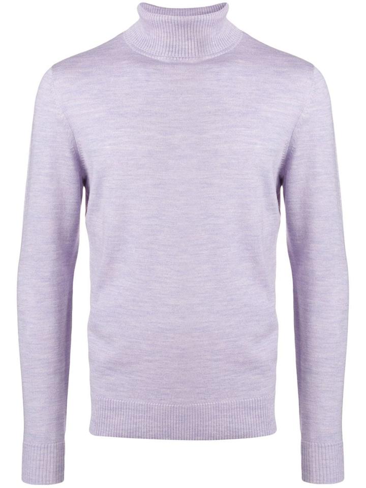 A.p.c. Turtleneck Sweater - Pink & Purple