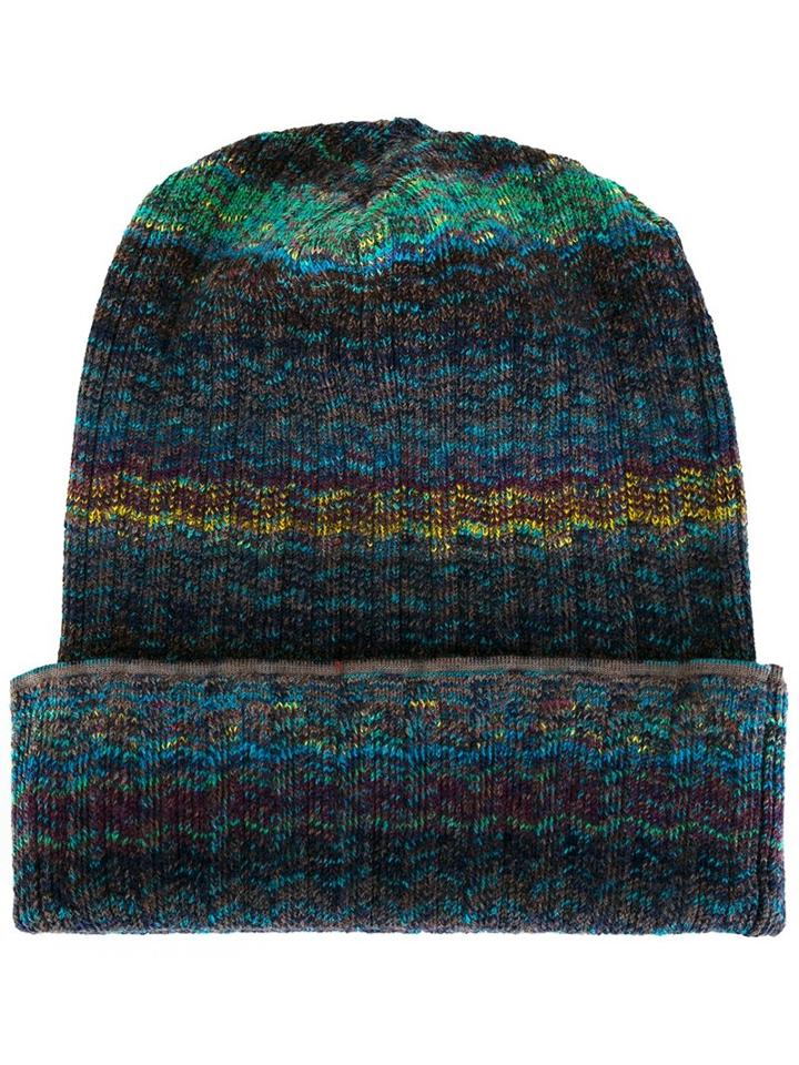 Missoni 'zig Zag & Stripe Mix Knit' Beanie