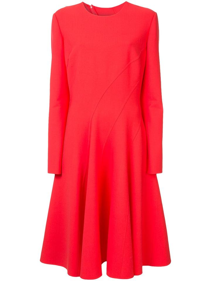 Oscar De La Renta Flared Midi Dress