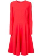 Oscar De La Renta Flared Midi Dress