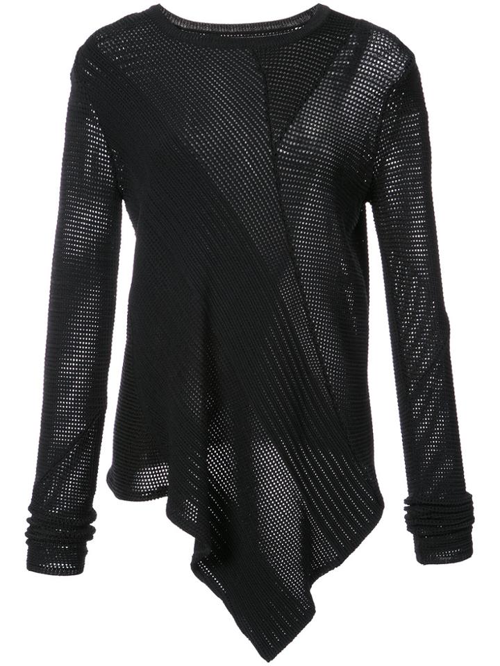 Proenza Schouler Long Sleeve Crewneck - Black