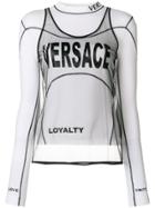 Versace Layered Two-piece Top - White