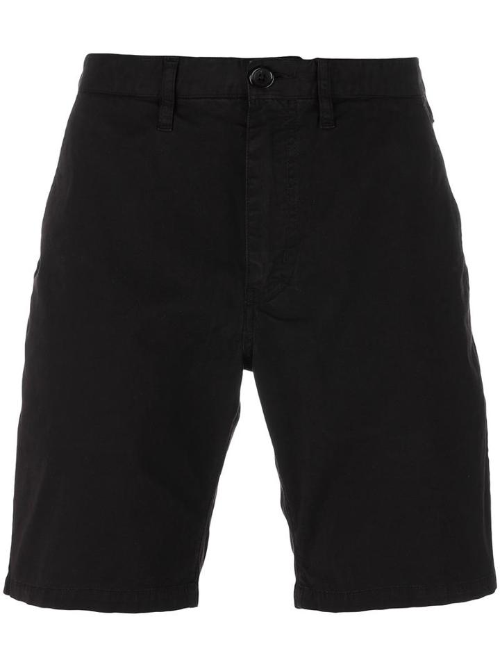 Ps By Paul Smith Chino Shorts, Men's, Size: 30, Black, Cotton/spandex/elastane
