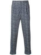 Circolo 1901 Knitted Cropped Trousers - Blue