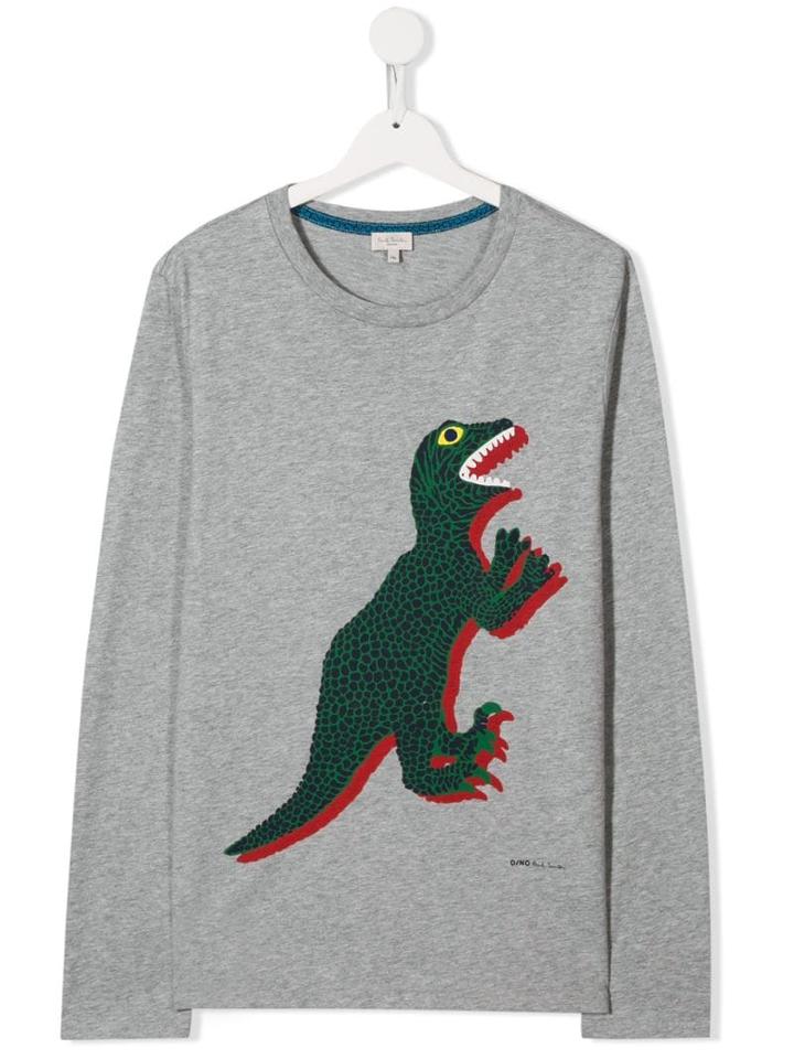 Paul Smith Junior Printed Dino Sweatshirt - Grey