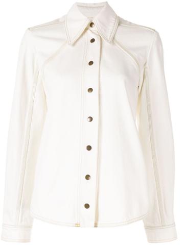 Ingorokva Jei Denim Shirt - White