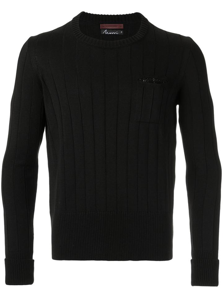 À La Garçonne Knitted Pullover - Black