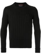 À La Garçonne Knitted Pullover - Black