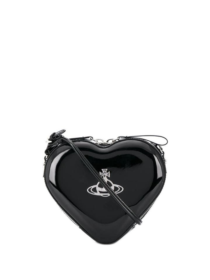 Vivienne Westwood Heart Cross Body Bag - Black