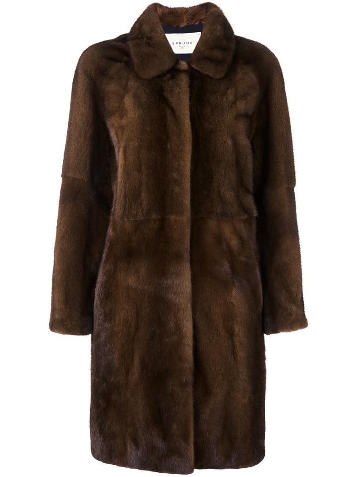 Sprung Frères 'beline' Mink Fur Coat