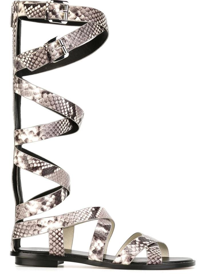 Michael Michael Kors Snakeskin Print Gladiator Sandals