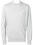 Sacai Contrast Panel Sweatshirt - Grey
