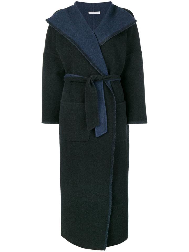Dusan Belted Coat - Black