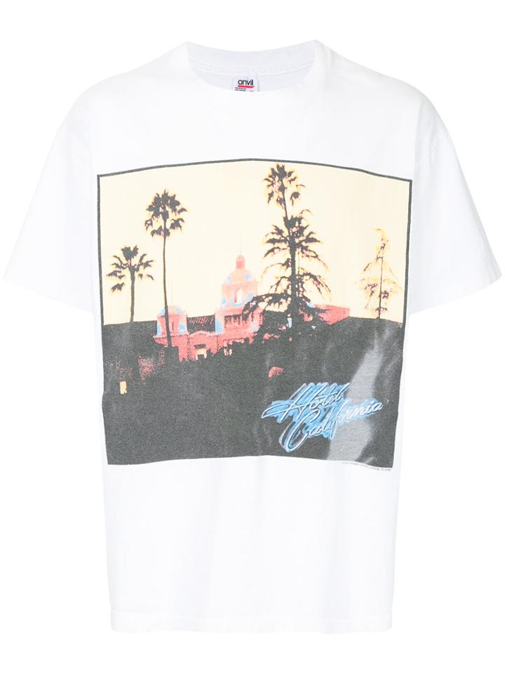 Fake Alpha Vintage Eagles Hotel California T-shirt - White