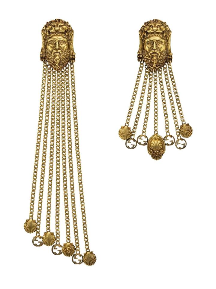 Gucci Orecchini Asimmetrici Hercules - Gold