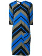 Marni Optical Print Dress - Blue