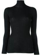 Jil Sander Turtle Neck Jumper, Women's, Size: 40, Black, Silk/cashmere