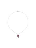 Shaun Leane 'thorned Heart' Ruby Necklace, Women's, Metallic