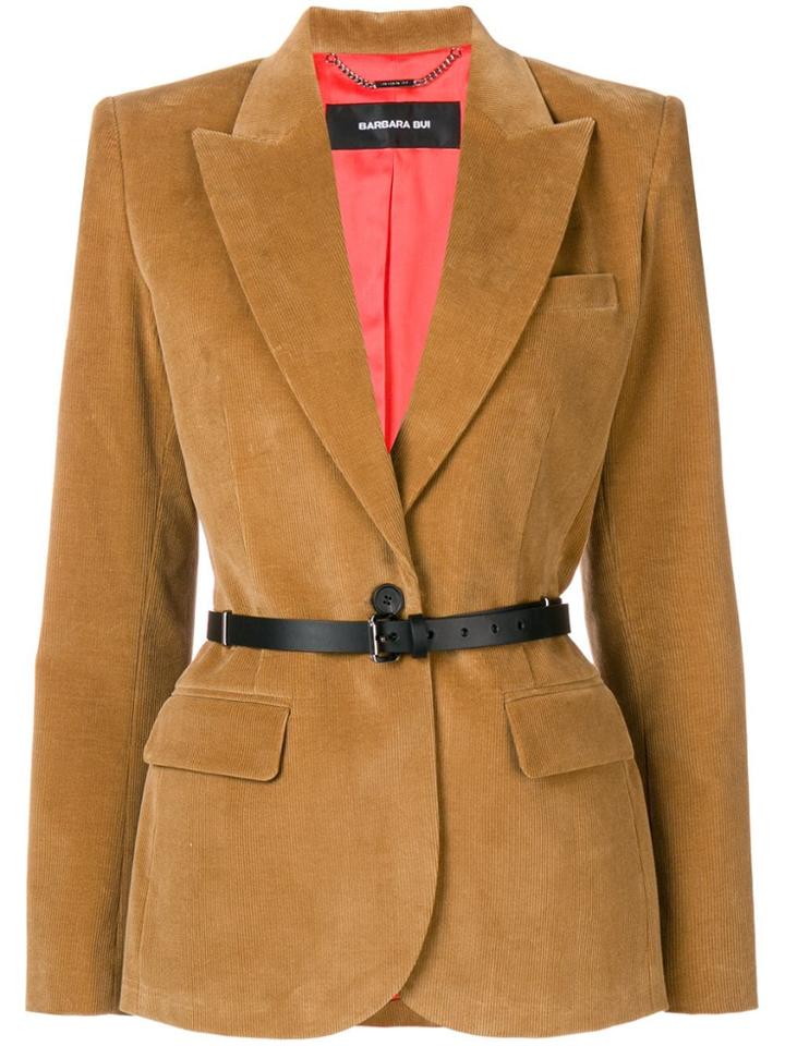 Barbara Bui Belted Blazer - Brown