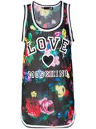 Love Moschino Logo Floral Vest Top - Multicolour