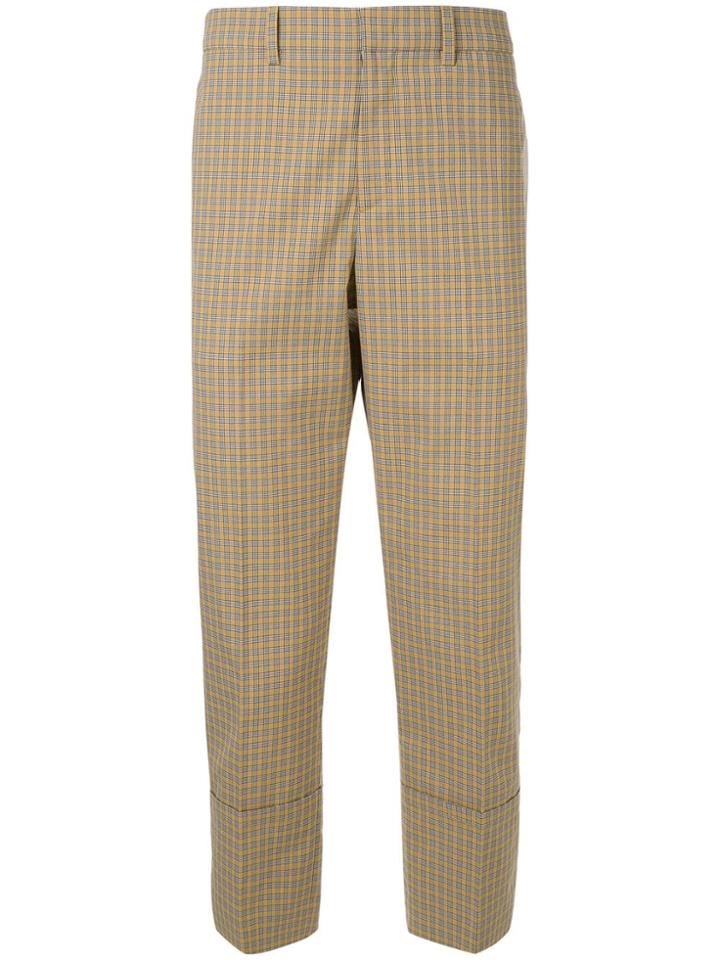 Wooyoungmi Cuffed Trousers - Yellow