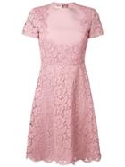 Valentino Heavy Lace Dress - Pink