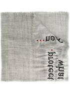 Faliero Sarti Quote Scarf
